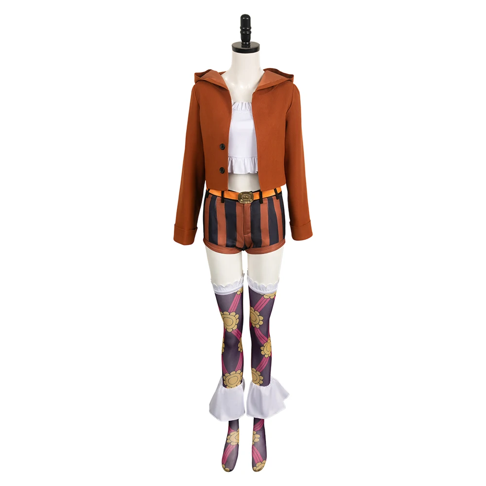 Bonney Cosplay Girls Fantasy Roleplaying Costume Coat Suspenders Belt Sock Suits Anime Disguise Adult Women Fantasia Outfits