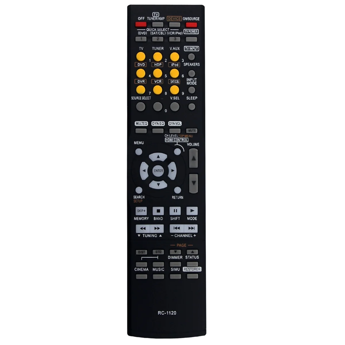 RC-1120 Remote Control for Denon AV Receiver Parts AVR-590 DHT590BA AVR-1610 AVR-1910 AVR1802 AVR2506 AVR2803 AVR3805