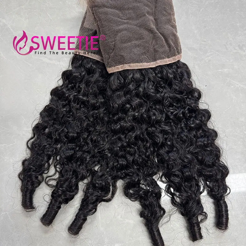 Burmese Curly 4x4 Lace Closure Human Hair 13x4 Frontal With Baby Hair Brazilian Remy Human Hair Pix Curly Wave Lace Closure