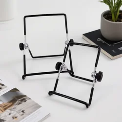 Portable Metal Tablet Stand Mount Foldable Desk Flexible Phone Stand for IPad IPhone Samsung Huawei Universal Work Home Travel