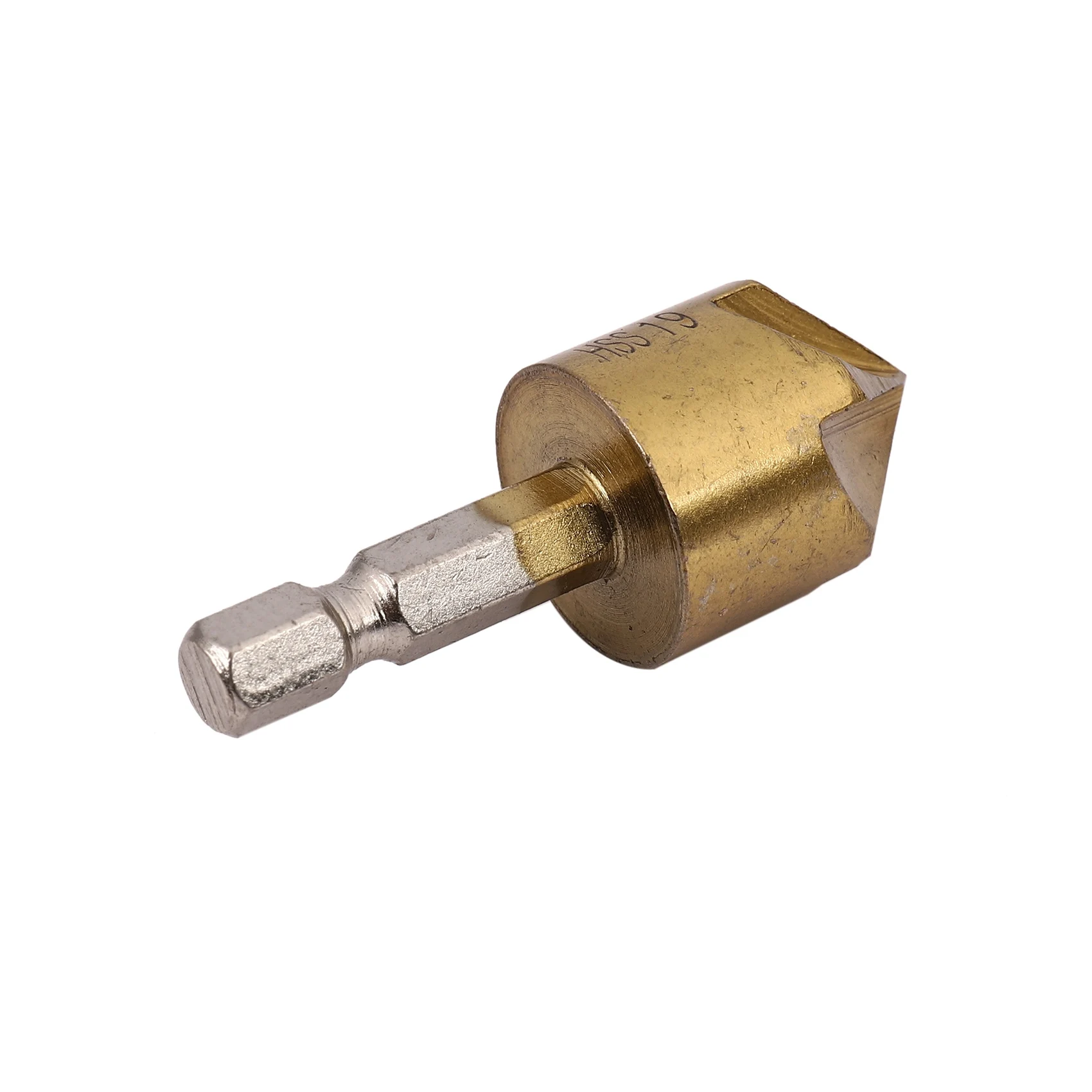 【CYBER MONDAY】6 x 5 Flute 90degree 1/4inch Hex HSS Countersink Drill Bit Set Chamfer Cutter 6-19