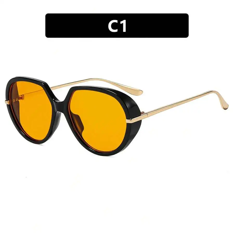 Round-Frame Aviator-Shaped , 2026 New Fashion, European And American Style, Same Style As Popular On ,  Women's