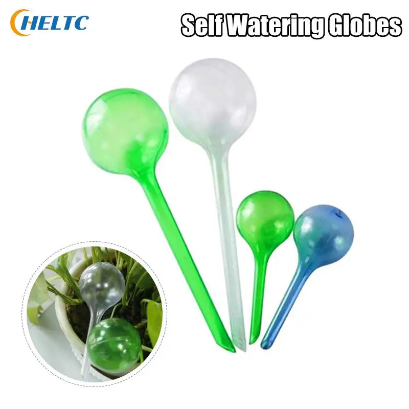 Practical PVC Travel House Plant Self Watering Bulb Shape Waterer Globes Automatic Irrigation Patio Lawn Garden Pot Planter Cans