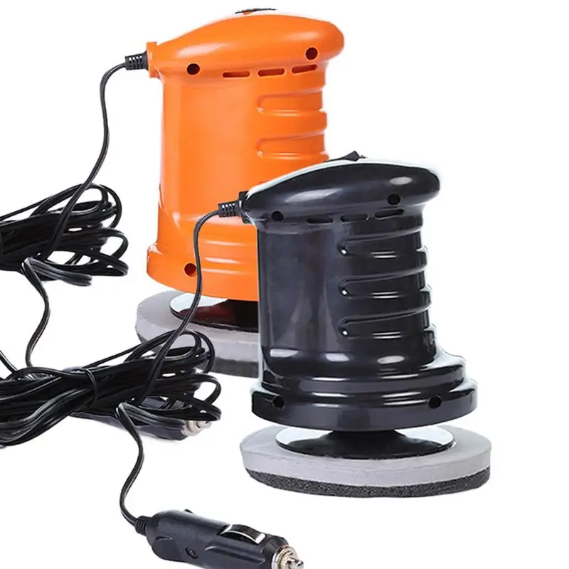 12 В автоматический полировальный буфер, 6 скоростей, 2800-6000 об/мин, аккумуляторная автомобильная машина для вощения, легкий комплект шлифовальной машины для тела с полировальными подушечками ​ ​