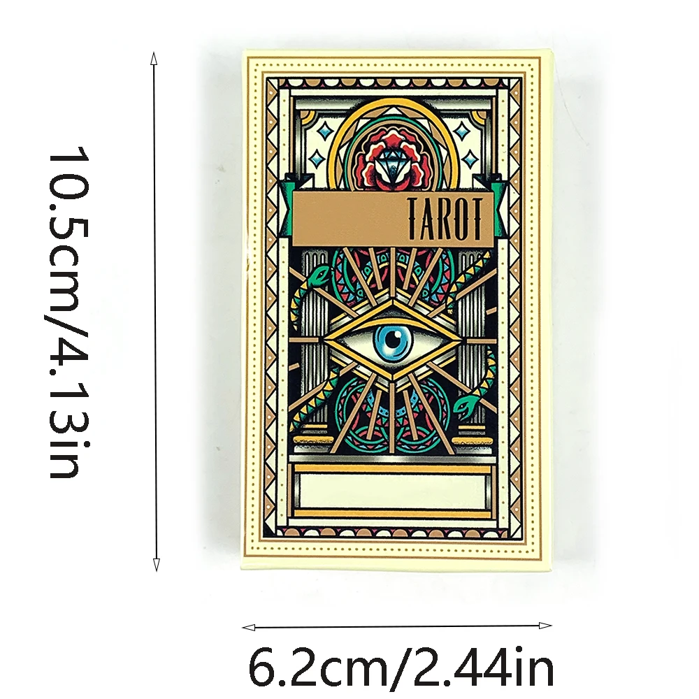 売れ筋タトゥータロットカード 78枚のタロットデッキ PDFガイドブック 未来占い ボードゲーム 家族の集まり カードゲーム