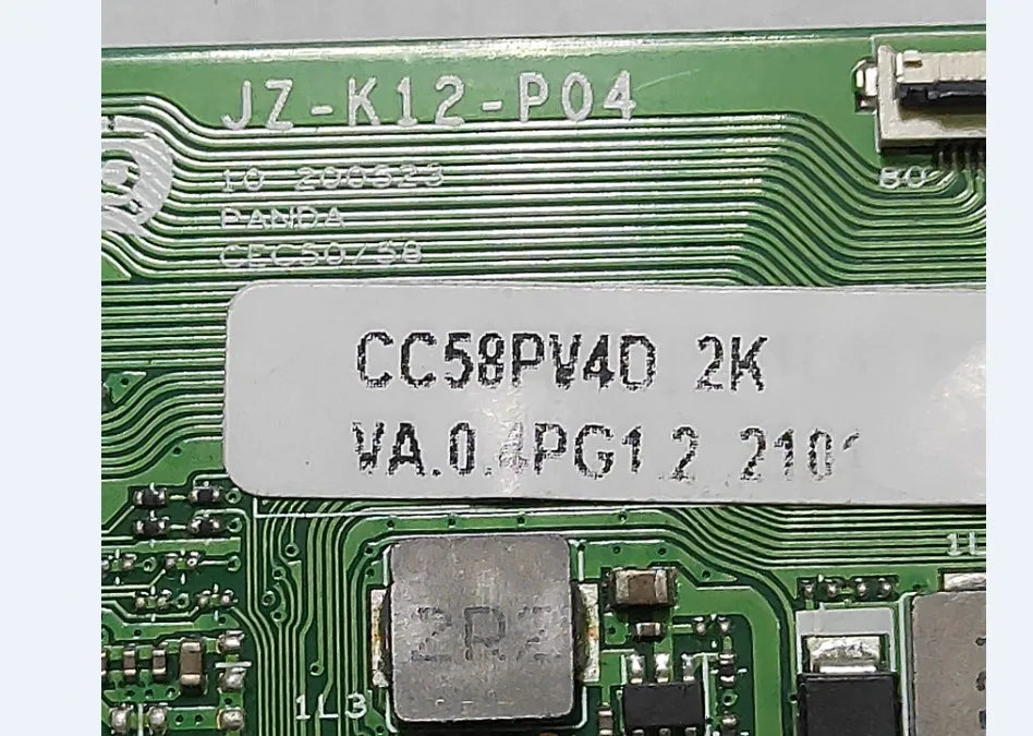 Gratis Ongkos Kirim! CC58PV4D 2K LVDS Antarmuka JZ-K12-P04 LCD LED TV T-CON Logic Board