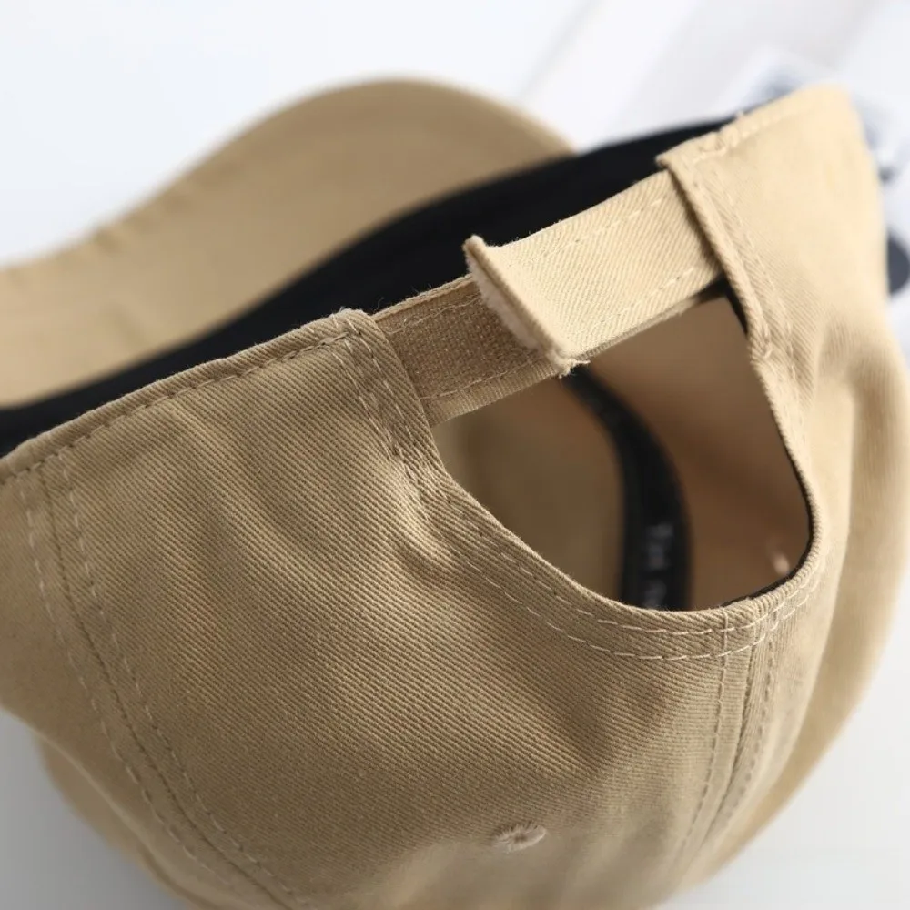 Vintage Short Brim Baseball Cap Solid Color Soft Top Duckbill Cap Cotton Material Unisex Design Dad Hat Outdoor Activities