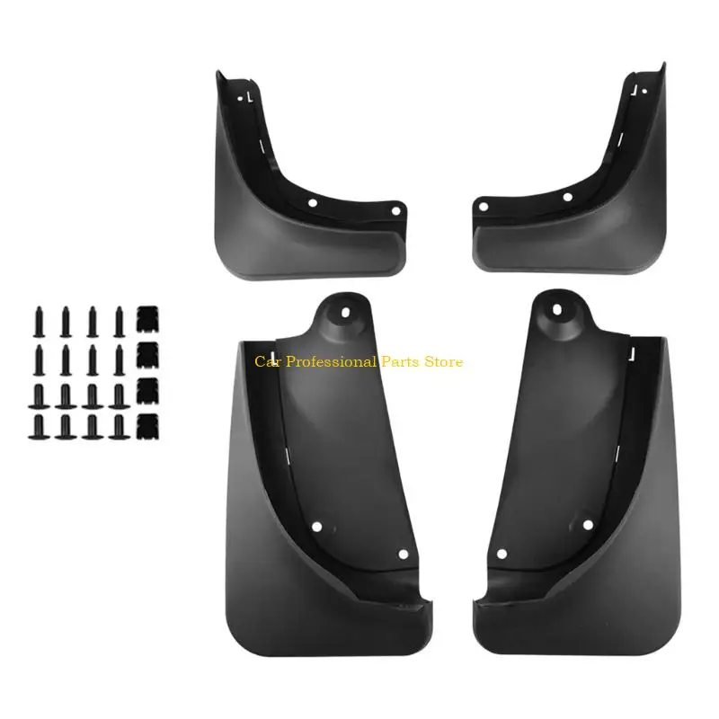 

R53D Wheel Mudguards High Effect Resistance Automotive Guard Protectors Quick Mount System Simple Installation for