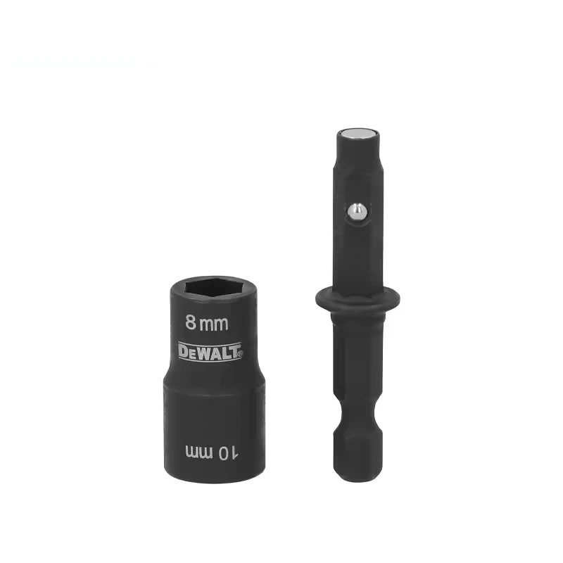 DEWALT DWADEND810MM FLEXTORQ 2in 1 8/10 MM Socket Double Ended Nut Driver Short Extension Impact Drill Power Tool Accessories