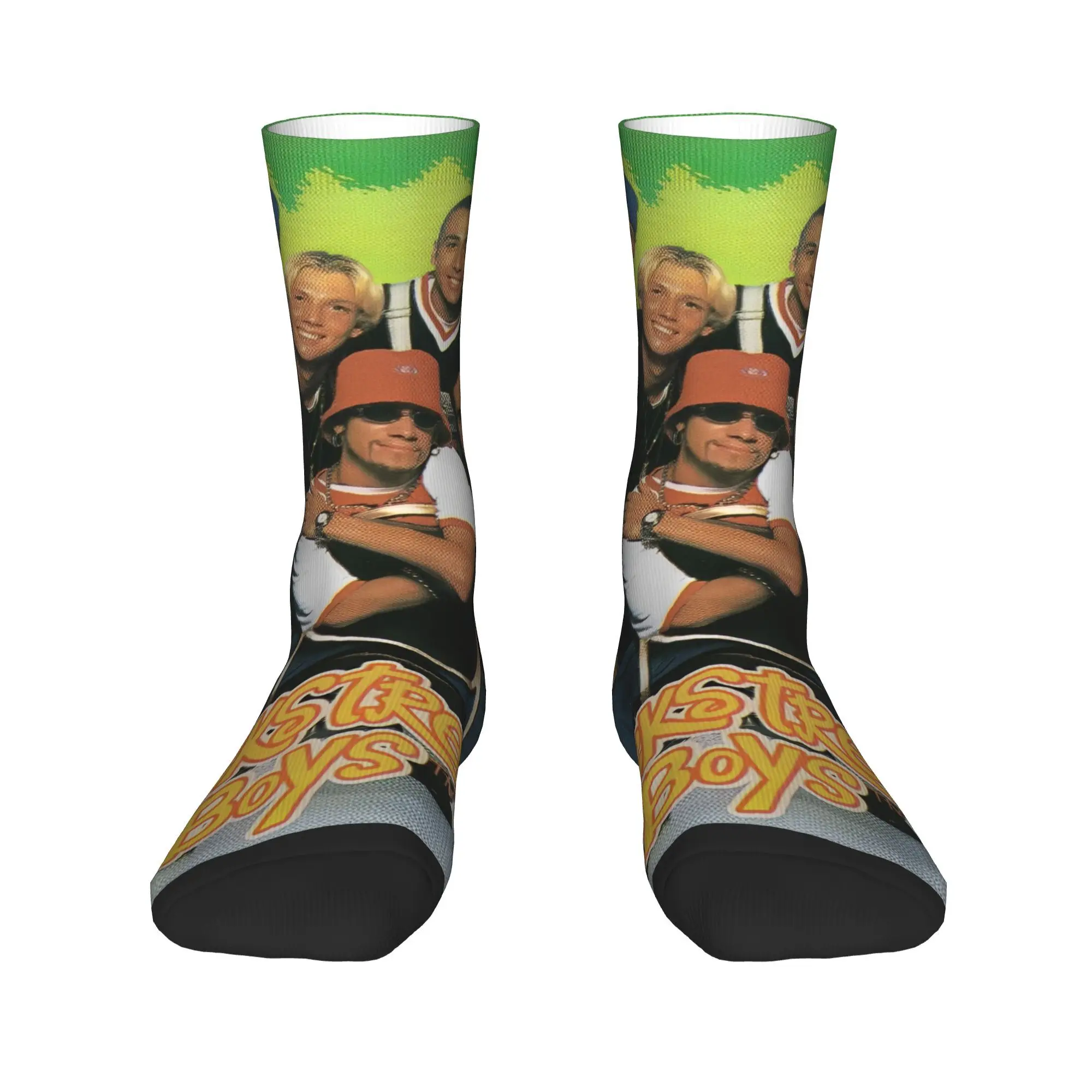 Bsb backstreet meninos banda meias modernas inverno antiderrapante adultos homens meias quentes padrão macio esportes ao ar livre meias