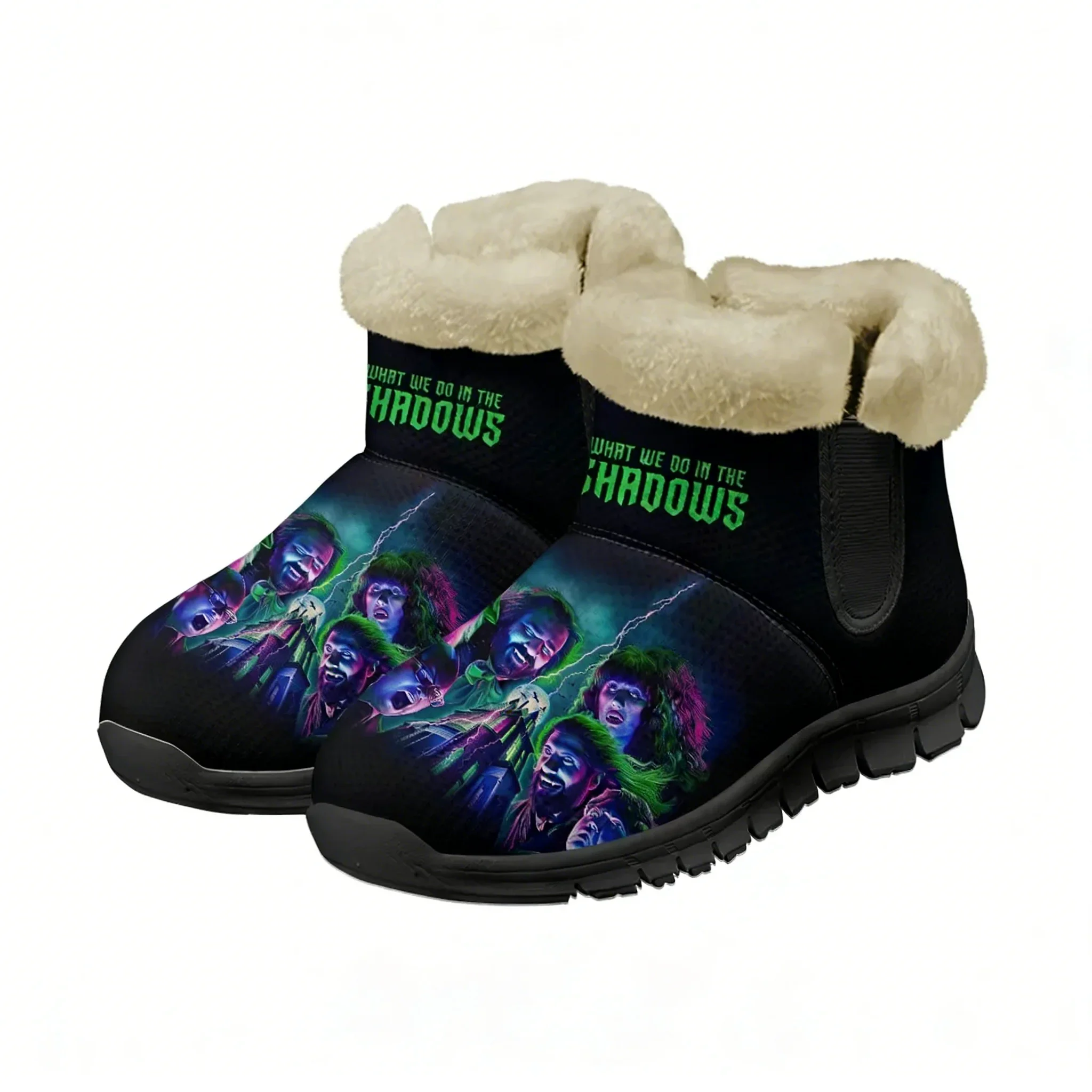 What We Do in The Shadows Snow Boot Mens Womens Teentager Warm Boots High Quality Fashion Comfortablel Sneakers Custom Shoes