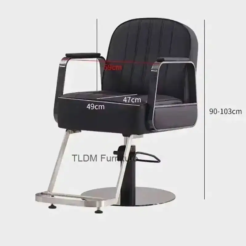 Chairs Para Style Chaise Equipment Salon Salon Beauty Chairs Ergonomic Coiffure Sillon Design Barberia Luxury Furniture Barber
