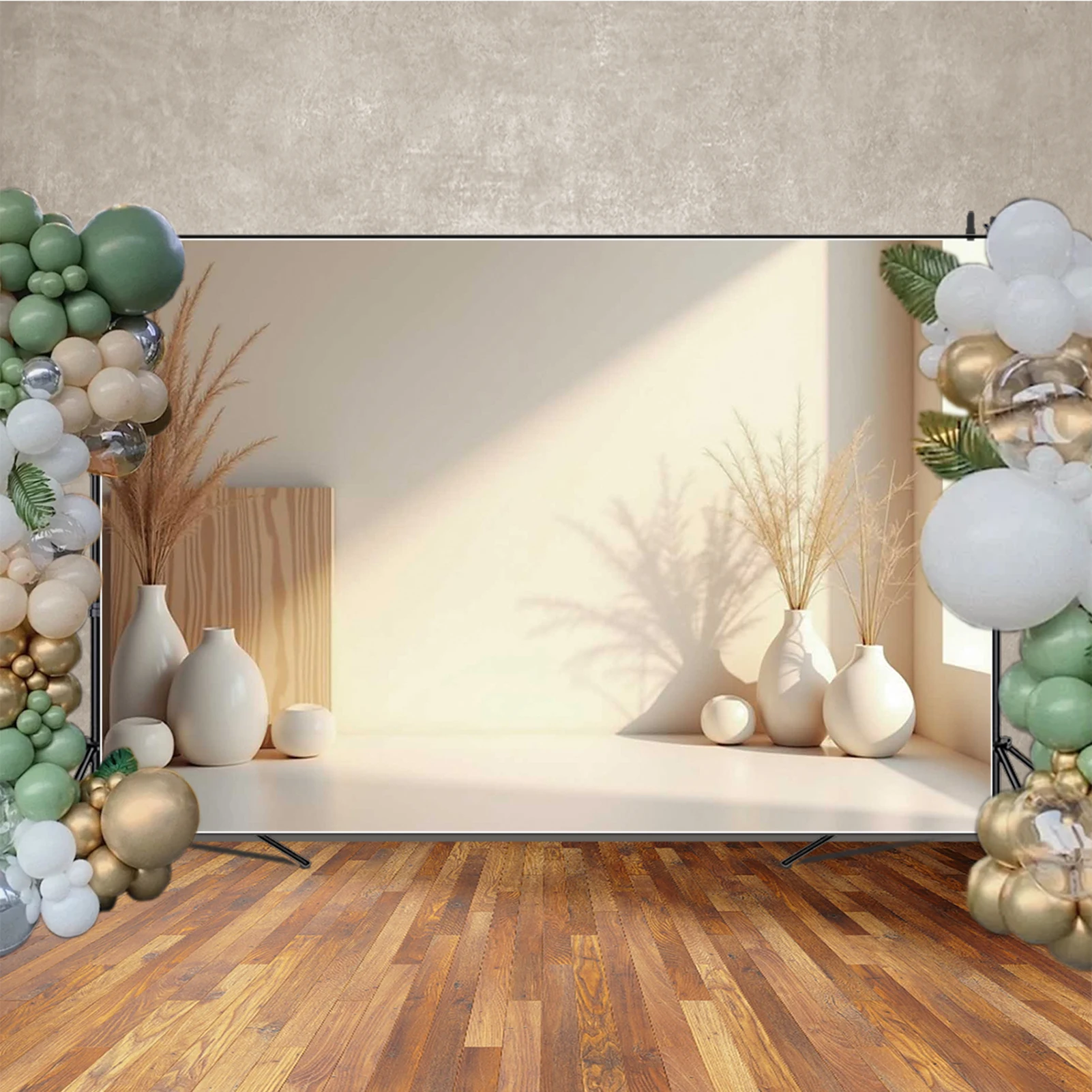 MOON.QG غرفة داخلية خلفية الزفاف المنزل فيديو بدوار غرفة المعيشة التصوير خلفية نافذة التكبير فيديو عيد ميلاد