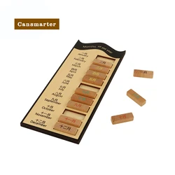 Baby Toys Montessori Language Month of the Year Days of the Week Wooden Teaching Aids Learning Educational Toys for Children