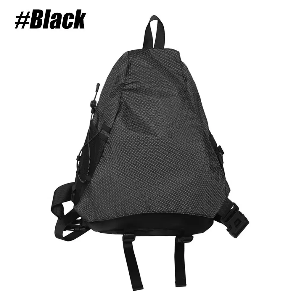 

Водонепроницаемая нагрудная сумка для занятий спортом на открытом воздухе, большая вместительная регулируемая нейлоновая сумка через плечо, многофункциональная сумка в японском стиле