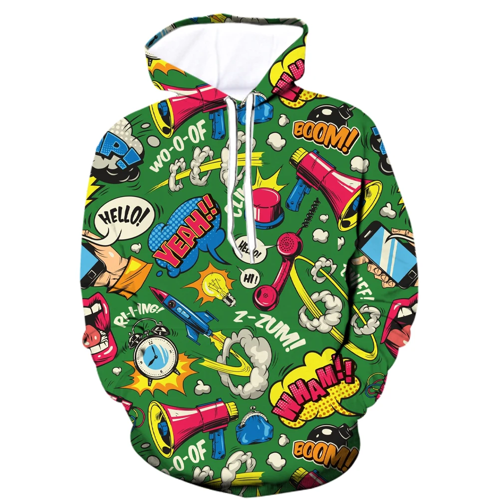 

Autumn men's hoodie 3D Fun pattern printing hoodies for man Harajuku streetwear new in hoodies & sweatshirts Men's y2k clothing