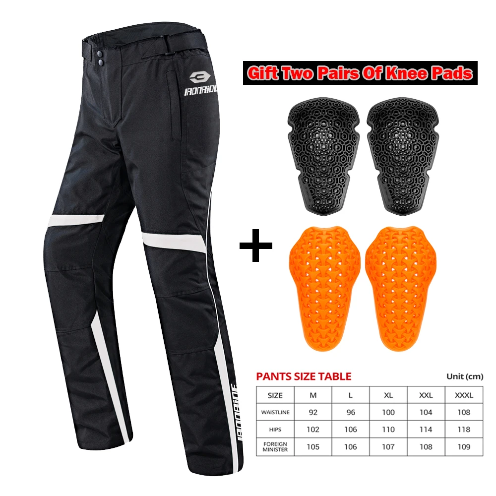 سروال دراجة نارية مقاوم للماء دافئ على الطرق الوعرة سروال ركوب الدراجات النارية مضاد للسقوط ومقاوم للخدش سروال رياضي خارجي #1