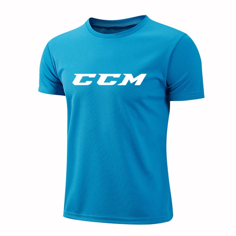 CCM Sportswear T-Shirt Men Print Quick-drying Shirt Men Gym Running Quick Dry Breathable Workout Fitness Undershirts