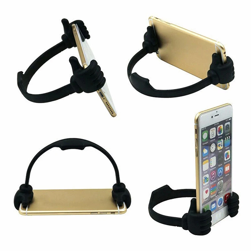 Thumbs-up Cellphone Holder Clip Plastic Universal Desk Holder Mobile Phone Tablets Lazy Bracket For iPhone Samsung Huawei Xiaomi