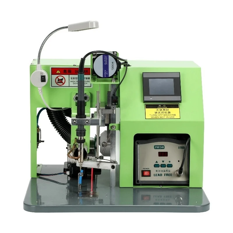 Semi Automatic Wire Tin Soldering Machine With Cutting and Stripping Functions Cable Making Equipment Welding Machine Portable