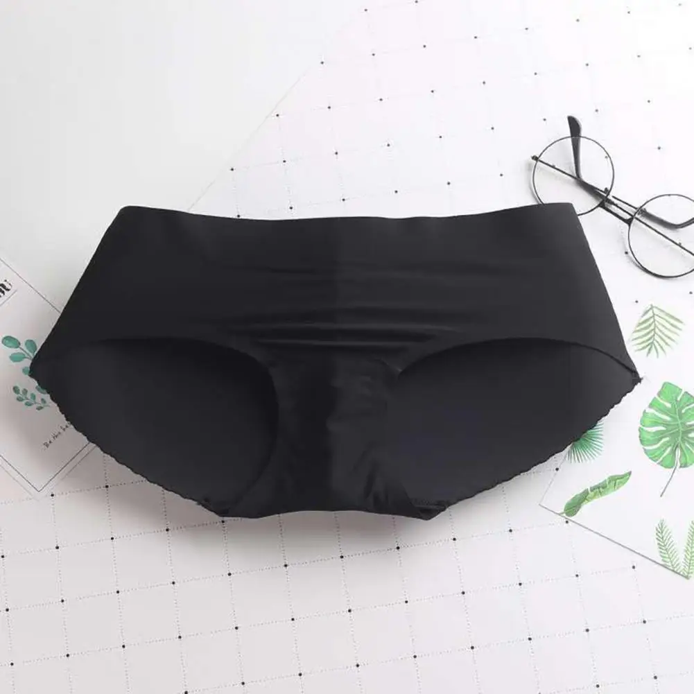 Female Enhancing Comfort Low Waist Padded Panties for Women Sexy Push Up Underwear for A Curvier Figure S-xl Sizes Briefs