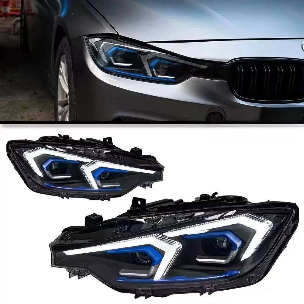 

For F30/F31 Light Emitting Diode Headlights and DRL Projector Lenses 100W 6000K 12v New Condition Auto Parts