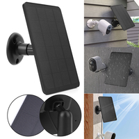 4W/6W 5V Wall Mount Solar Battery Charger Weatherproof Solar Charging Panels Kit Adjustable for Arlo Pro 5S 4 3 Security Camera