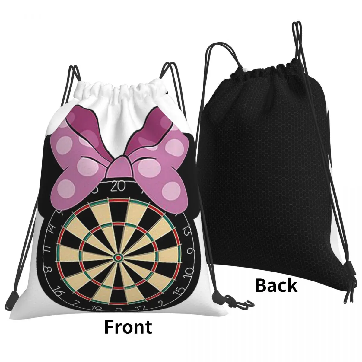 DbMf Backpacks Casual Portable Drawstring Bundle Pocket Sundries Bag Book Bags For Travel School