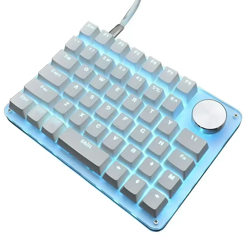 Imagem -05 - Mini Teclado Mecânico Botão Numpad Rgb Programação Macro Acessórios Ergonômicos Desenho de Desenho Escritório Presente G50