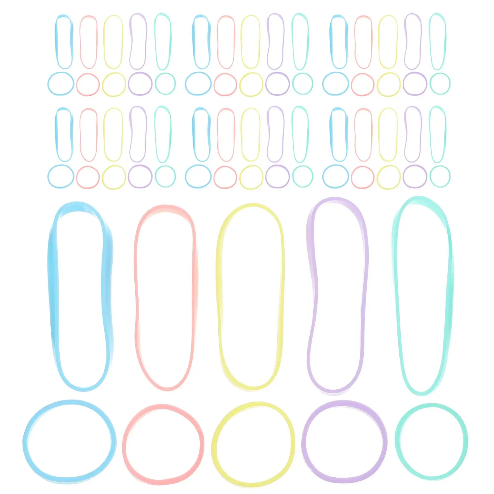

High Elastic Hair Ties Scrunchies Macaron Colors Small Size Thick Hair Women Disposable Bands Riding Accessories Portable