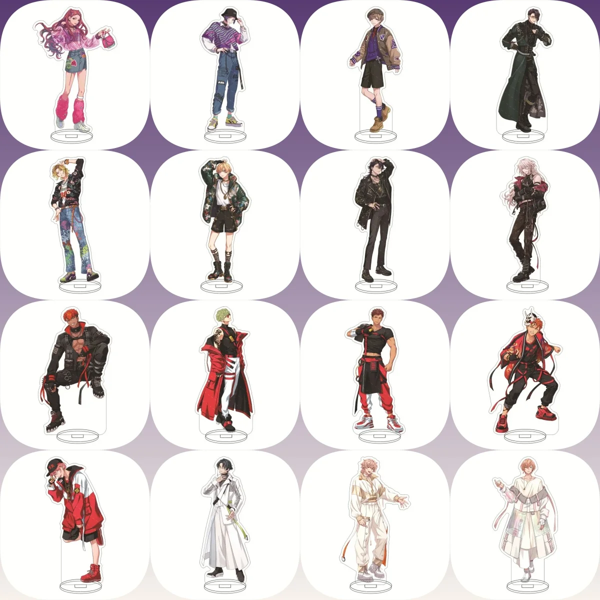 

15CM music Anime Paradox Live cool Acrylic Stand Model Cosplay Characters Ornament Accessories Goods Collection Christmas Gifts