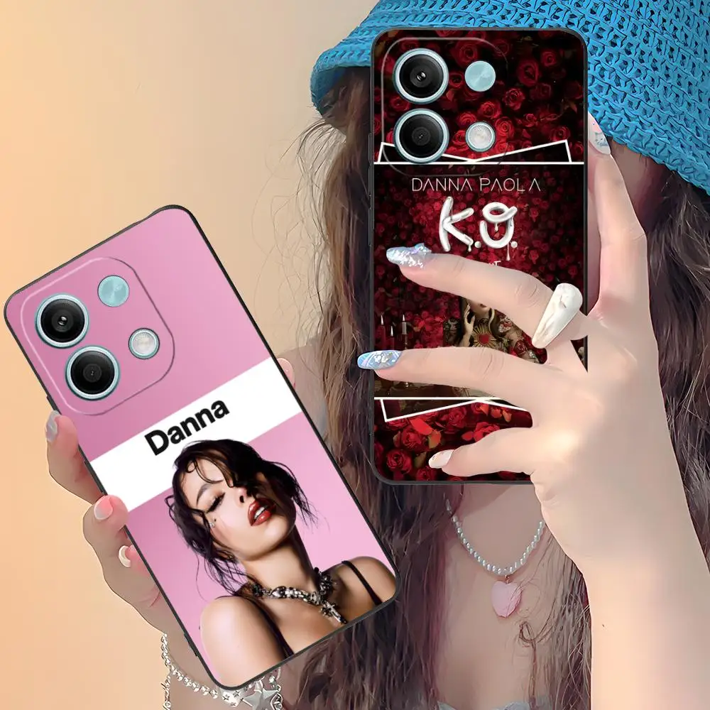 

Danna Paola Mobile Phone Case for Xiaomi Redmi Note 14 13 12 11 A5 3 2 1 Pro Plus 4G 5G Colour Printing Pretty Luxury Cover