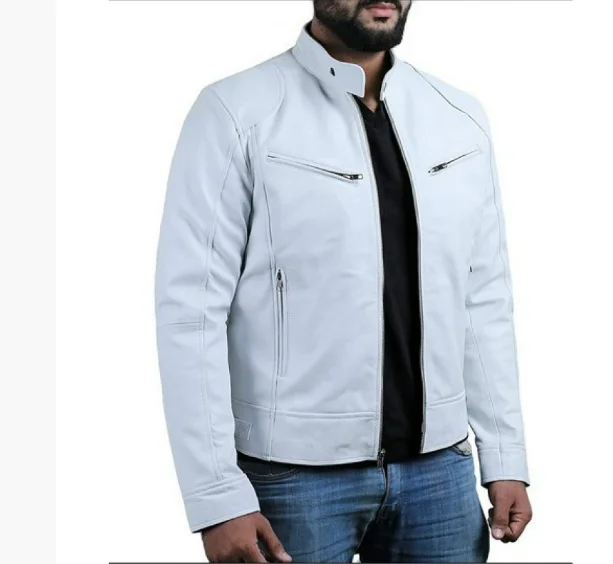 

Men's Casual Leather Jacket Wholesale European Style Motorcycle Leather Coat Autumn Winter New Fashionable PU Leather Jackets