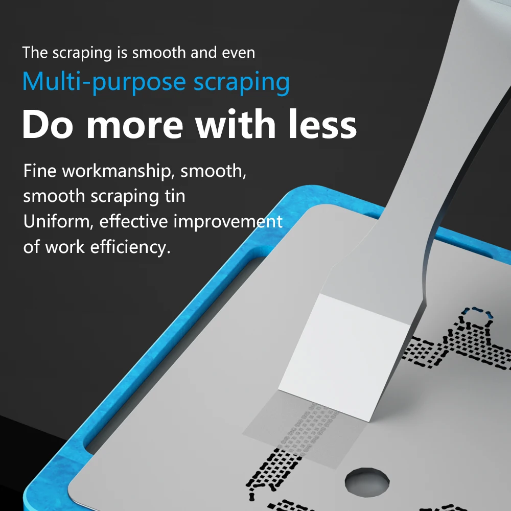 MaAnt M-068 Non-Magnetic Scraper Tool for Phone PCB Motherboard Repair Solder Paste Mixing BGA Reballing Disassembly Knife Tools