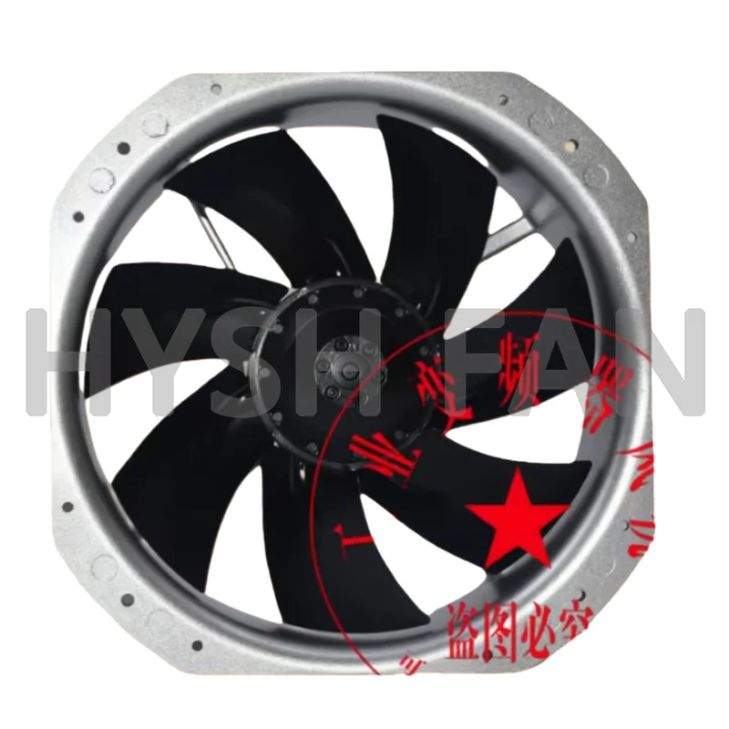 Instalación del ventilador W2E250-HL06-01 en un gabinete de servidor para disipación térmica