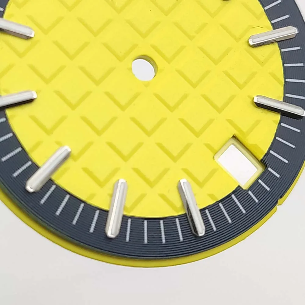 قرص فتحة ميكانيكية للساعات ، قرص لعلبة عيار NH35 ، قرص جديد في 6 خيارات ألوان ،