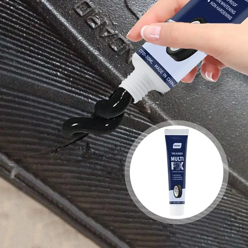 Car Motorbike Bicycle Tyre Repair Glue Quick Drying Formula Fast Repairs Waterproof Glue for Black Shoe Sealant Quick Dry