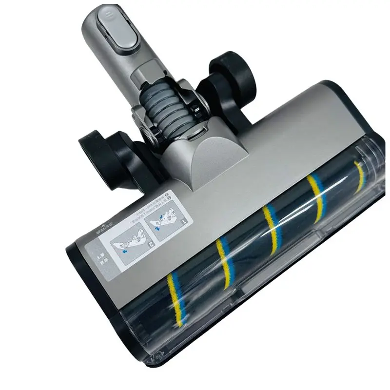 AEE2-Electric Floor Brush Head With LED Dust Lights For Midea P7/P7MAX/P7FIEX/Z7 Complete/Q3/Q8/V5/VSS5800/VSS7700 Spare Part