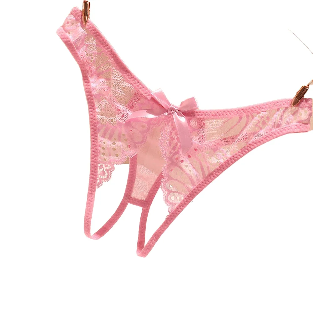 Женские сексуальные эротические трусики с вырезами, прозрачные стринги, нижнее белье, кружевные прозрачные трусы с вырезами, полые трусы-стринги