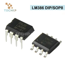 10pcs 100% New LM386 LM386N LM386M LM386L Audio Power AMPLIFIER  IC DIP-8 SOP-8