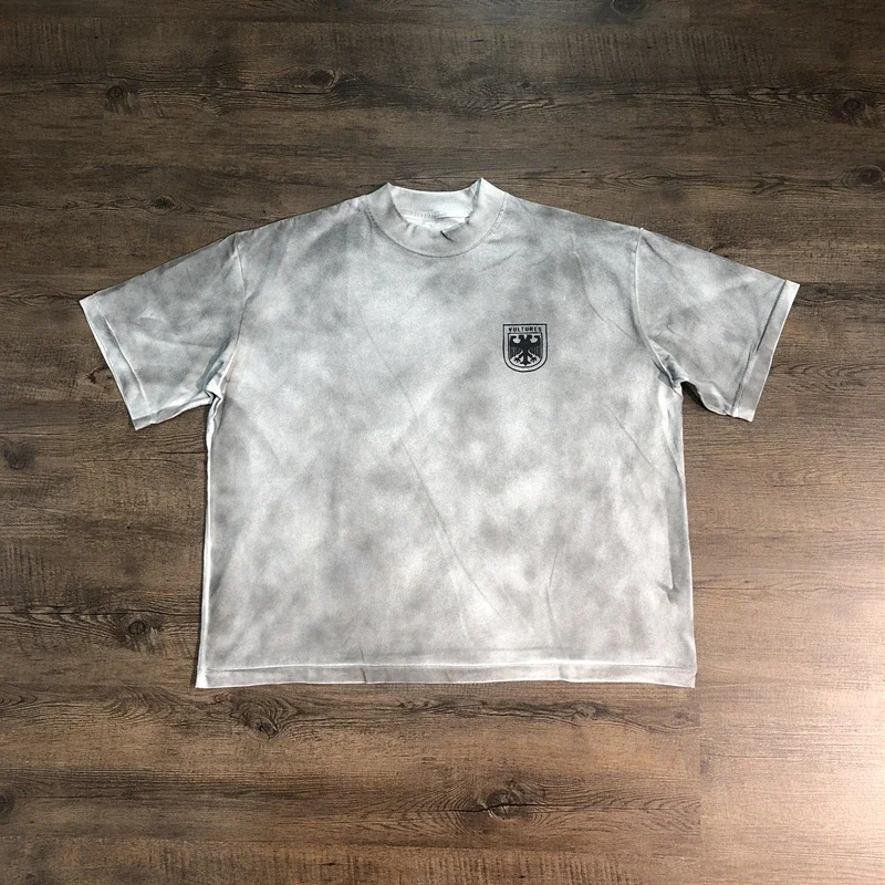 SAINT OF MICHAEL KANYE WEST Vintage Printin 100%Cotton Tee Casual Loose Oversize Tops Summer T Shirt