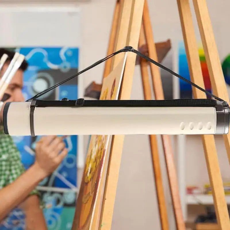 Tubo per poster 36 pollici Tubo per asta volante Porta poster Porta poster estensibile Tubo di stoccaggio portatile Archiviazione di progetti per poster