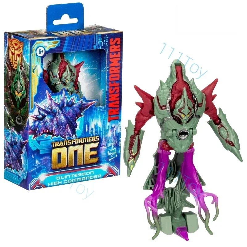 In Stock Transformers Origin Movie 8 Prime changes Deluxe Class Quintesson High Commander Anime Figures Robot Toy Action Figure