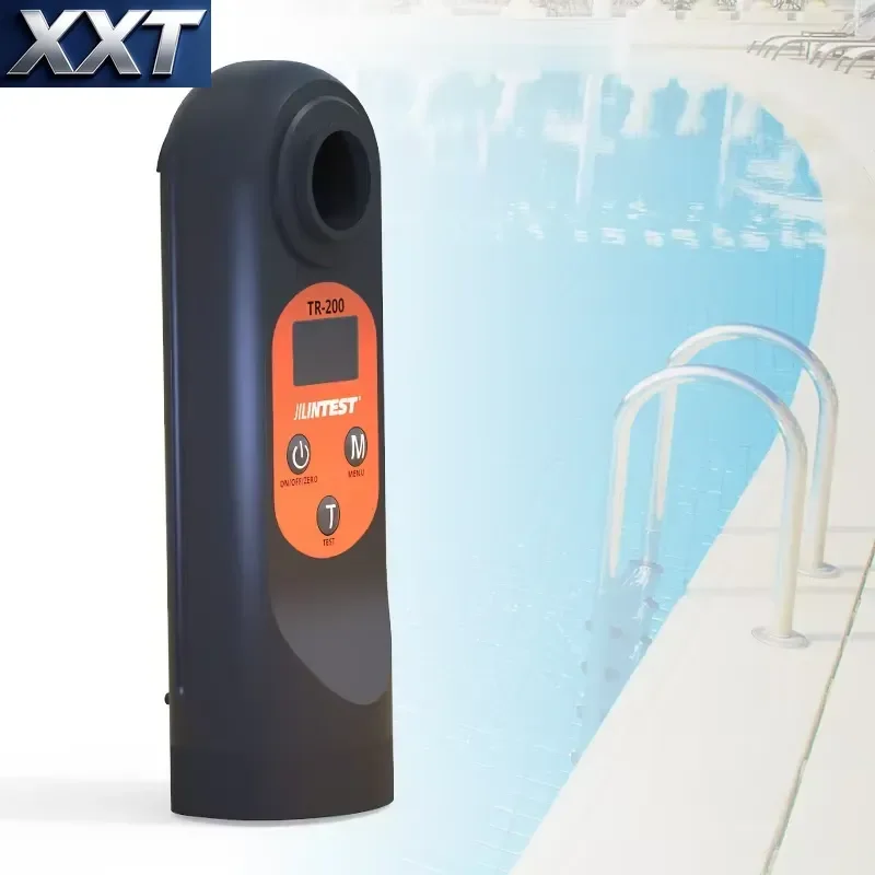 XXT TR-200 AAA Battery Digital Water Test Kit Multiparameter for Residual Chlorine, Bromine, PH, Alkaline, Cyanuric