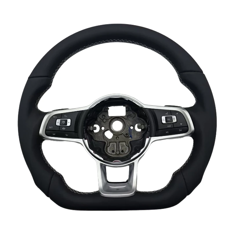 

Совершенно новый кожаный руль для Volkswagen R-line Passat Golf Jetta Tiguan Polo Bora Arteon 2010-2025, автомобильный руль