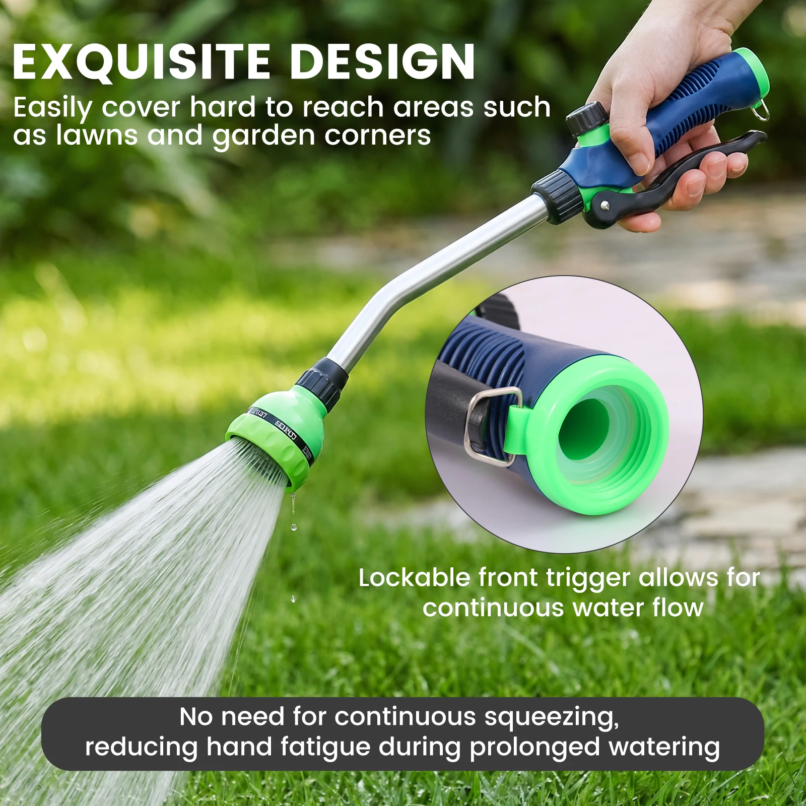 18 Inch Aluminum Watering Wand - Garden Watering Wand Aluminum Spray recension och pris
