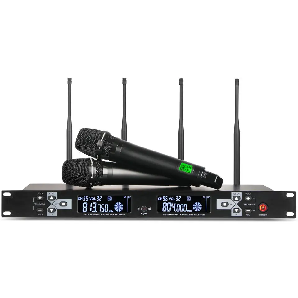 Hot Sale  88S Microphone Receiver Professional Wireless Microphone System Uhf Conference Mics