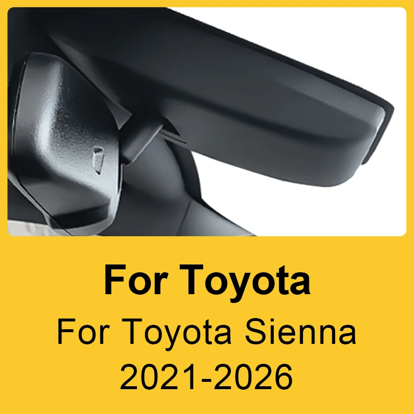 4K WiFi Dash Cam for Toyota Sienna 2021-2026 (XL40), Night Vision & APP Control, HD Car DVR Recorder, Dashcam for Sienna