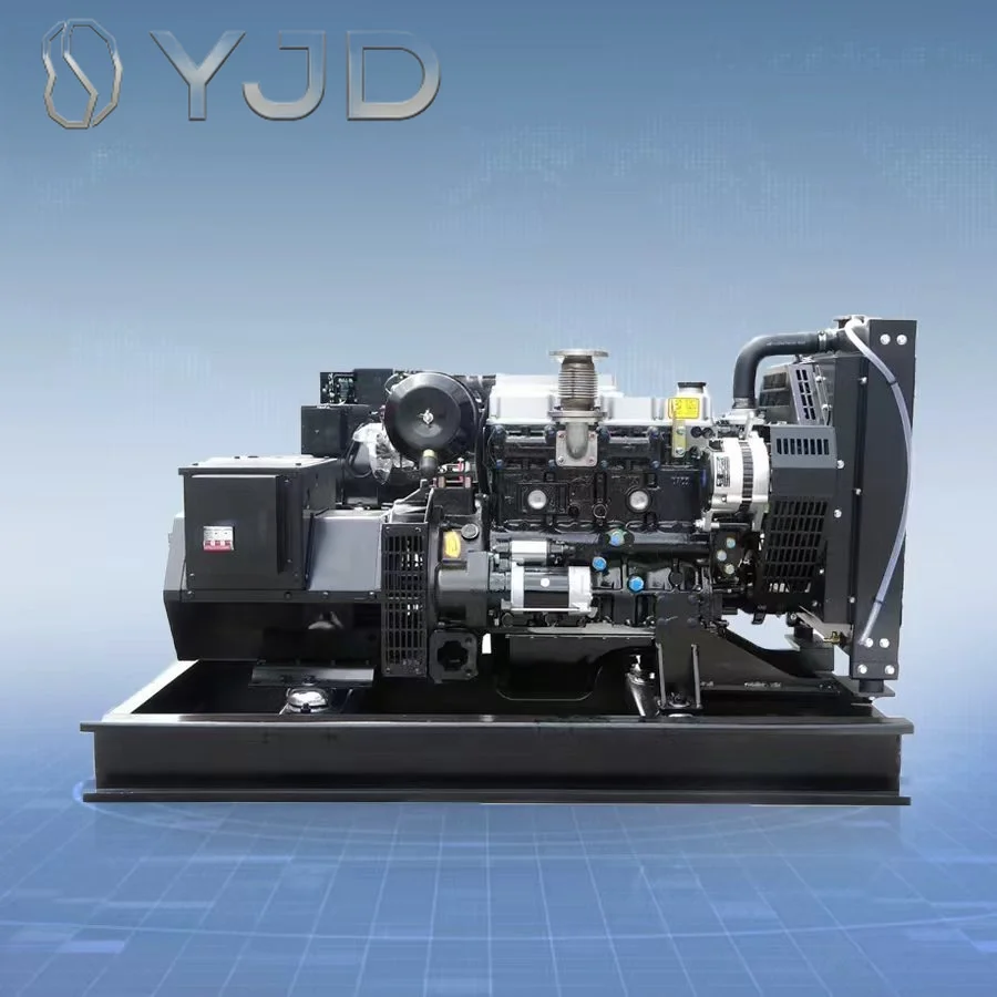 Open Frame Silent Diesel Generator Set 100KW with Pure Copper Brushless Auto Start ATS Single Phase AC Output 1800/1500 RPM