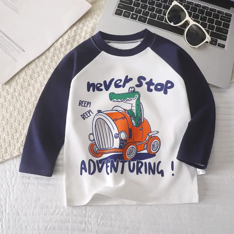 Autumn Winter Kids Top Baby Girls Carrot Cat Tee Baby Boys Long Sleeves Sweater Toddler Infant T-shirt Clothes Sweatshirt D2L